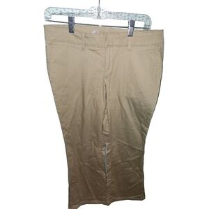 Dickies Tan Khaki Casual Pants Classic Style Ladies Trousers Career 10 Short